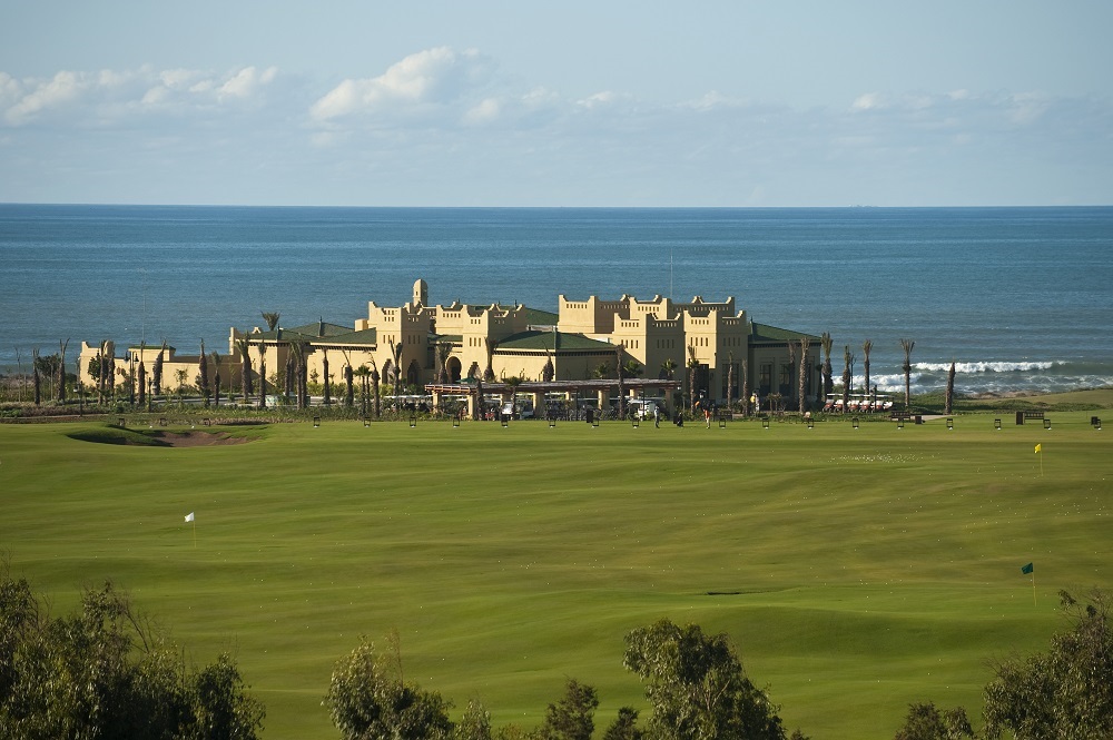 Le paysage du golf de Mazagan.