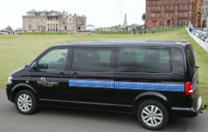 Golf in Schottland minibus