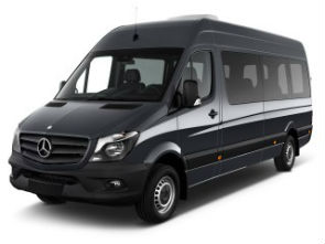 Véhicule Mercedes Sprinter pour le golf au Maroc