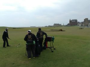 Ein außergewöhnliches Willkommen. Golf in Schottland