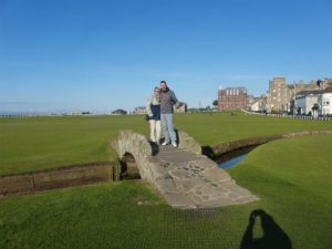 Wir haben wundervolle Golf gespielt. Golf in Schottland