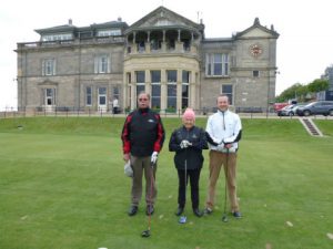 Tolles Schottisches Wetter. Golf in Schottland